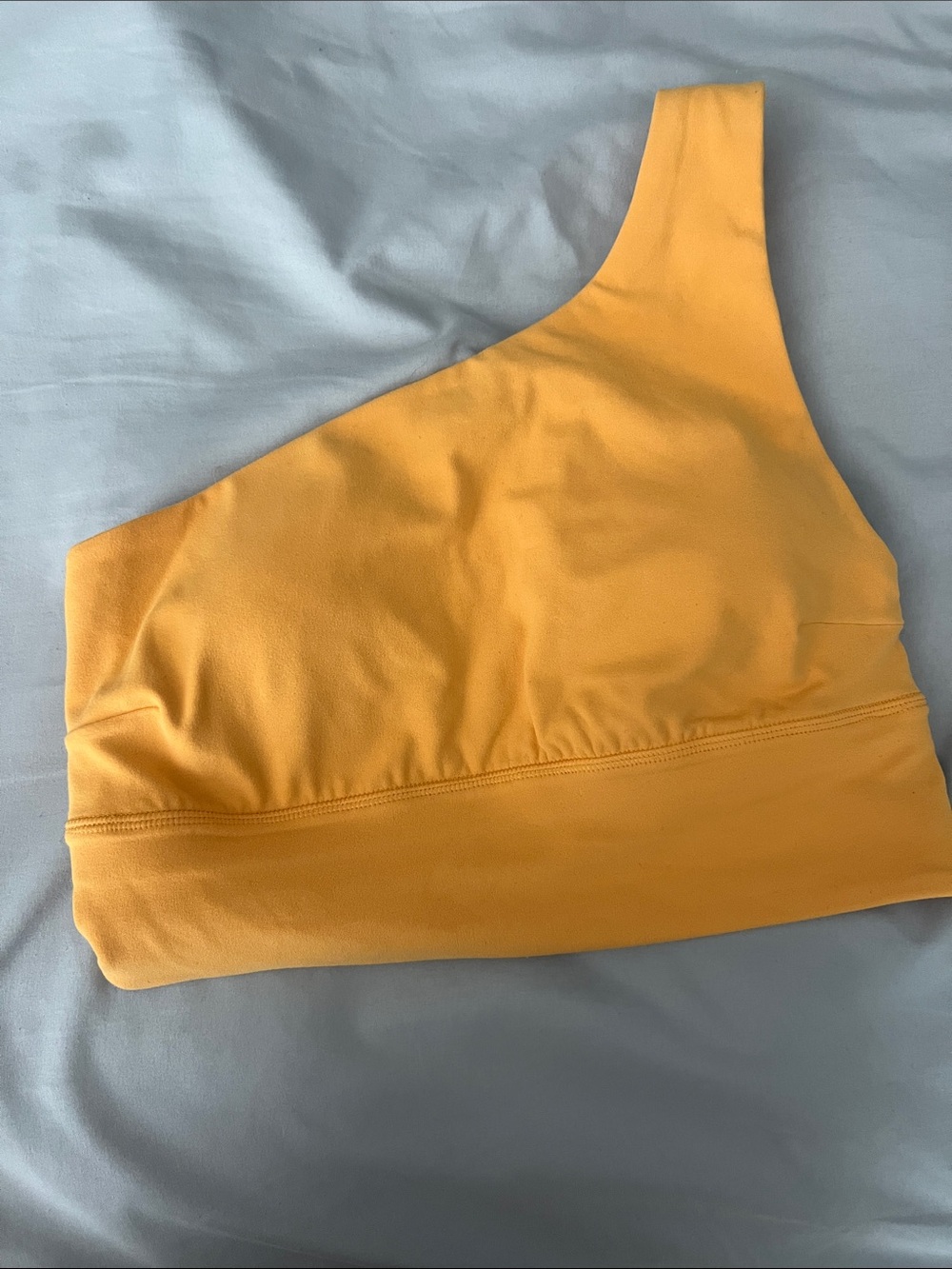 lululemon athletica One-Shoulder Sports Bra in Yellow